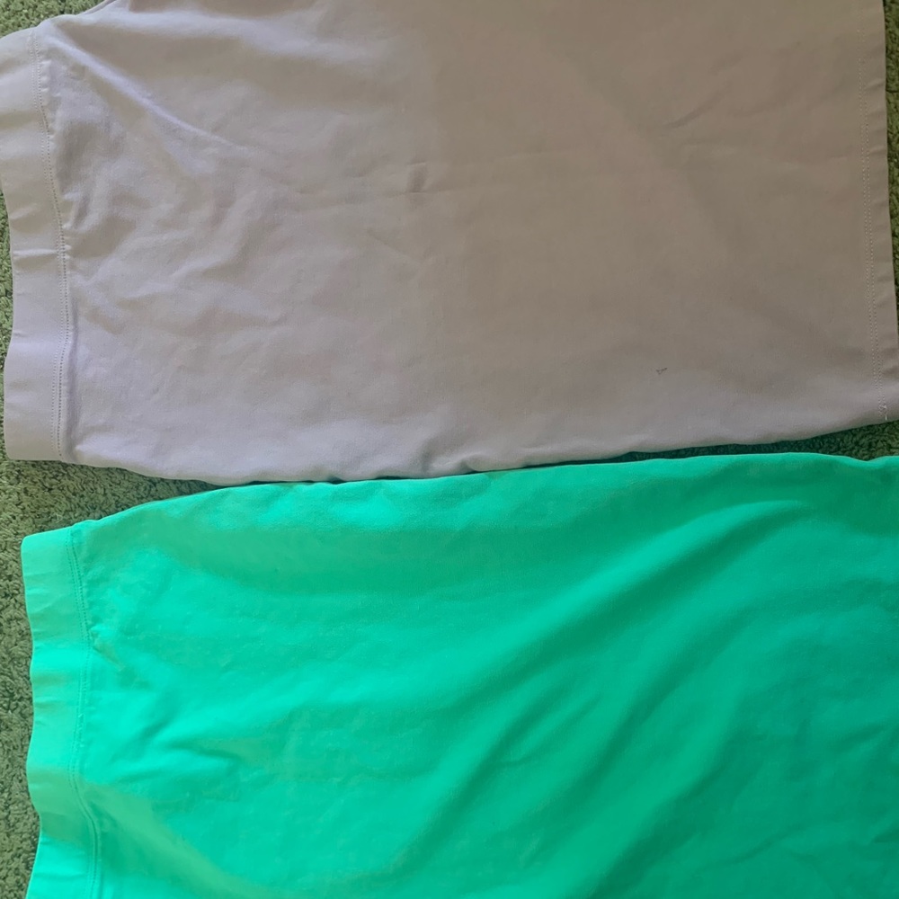 Women’s medium teal and purple skinny pencil skirt